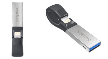 Clé USB iDiskk Clé USB 3.0 Mémoire Stick Pour iPhone 128Go avec Connecteur  Lightning [Certifié MFi] à lExtension de Stockage ou le Transfert
